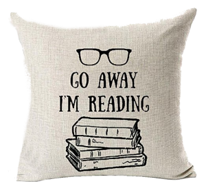 Go Away Reading Pillow